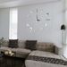 Creative Frameless Mute Wall Clock Simple DIY Living Room Stereoscopic Decorative Clock Luminous Clock Wall Sticker Clock Black Gold Silver_maomaolike.com
