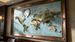 World Map In Relief Natural Forces And Visual Impact Heavy Texture And Intense Colour Greenland, Decorative Painting_maomaolike.com