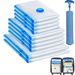 11pcs Vacuum Compression Storage Bags Set Suitable For Bedding, Clothes, Travel Essentials Seal Bags, Thickened Material, No Electricity Required_maomaolike.com
