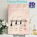 Hair Growth Cycle Painting Poster, Elegant Soft Pink & Gold Minimalist Educational Diagram Poster, Informative Hair Care Knowledge Display, Ideal For_maomaolike.com