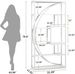 Industrial Bookshelf Bookcase With 8 Open Storage Shelf_maomaolike.com