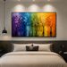 Art Tree Landscape Painting Canvas Prints Nature Scenery Artwork For Living Room Office Wall Hanging 40x60cm Framed_maomaolike.com