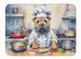 Shar Pei The Chef Memory Foam Kitchen Mat Machine Washable Anti-Fatigue Mat Cushion Comfort Bath Mat Or Kitchen Rug_maomaolike.com