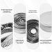 ROUND STAINLESS STEEL COOKIE CUTTERS, Fluted Cookie Cutters, Round Metal Baking Rings For Pastry, Biscuits&Dough Cutting, Multimary Round Biscuits Mold_maomaolike.com
