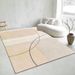 Living Room Rug Large Size Gorgeous Gold Frame Design Bedroom Rug Plush Thickened Machine Washable Thickened Underlay Interior Decorative Rug_maomaolike.com