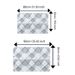 Bathroom Mat Toilet Mat Shower Mat Entrance Rug Absorbent Non-Slip Mat Soft Quick-Dry Machine Washable_maomaolike.com