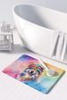 Keeshond Hippie Dawg Memory Foam Kitchen Mat Machine Washable Anti-Fatigue Mat Cushion Comfort Bath Mat Or Kitchen Rug_maomaolike.com
