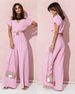 Women's temperament short-sleeved jumpsuit long pants jumpsuit tall_maomaolike.com
