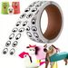 1000Pcs/1 Roll, Eye Stickers Labels, Eyes Self Adhesive Stickers For DIY Handmade_maomaolike.com
