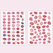 Zhengxiang Foreign Trade New Stickers Waterproof Succubus Heart Red Lips Temporary Tattoos Tattoo Cross-Border Custom Wholesale_maomaolike.com