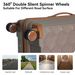 3-Piece Luggage Set Travel Lightweight Suitcases With Rolling Wheels, TSA Lock & Moulded Corner, Carry On Luggages For Business, Trip, (20"/24"/28"), Brown_maomaolike.com