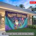 Wizard Birthday Party Banner - 2D Flat Polyester Backdrop, Wall Hanging Photo Props, Party Decor_maomaolike.com
