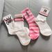 Unisex Socks female long tube ins tide high appearance level Sen department middle tube student white word mother and daughter grow socks female_maomaolike.com
