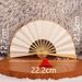 Brass Classical Ancient Scenery Spot Handicraft Chinese Style Folding Fan Cultural Play Gift For Elders_maomaolike.com