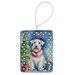 Sealyham Terrier Christmas Reindeer Porcelain Ornament Christmas Tree Hanging Decorations For Home Christmas Holiday, Rectangle, Gift, Multicolor_maomaolike.com