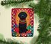 Puli Holiday Christmas Porcelain Ornament Christmas Tree Hanging Decorations For Home Christmas Holiday, Rectangle, Gift, Multicolor_maomaolike.com