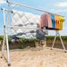 SOGA 2X 2.0m Portable Standing Clothes Drying Rack Holder 3 Poles_maomaolike.com