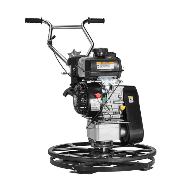 VEVOR Power Walk-Behind Cement Trowel 24' 6HP Gas-Powered With Float Pan Blade_maomaolike.com