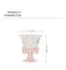 Ice Cream High Foot Couple Ceramic Mug Bow Water Cup_maomaolike.com