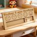 2D Flat Wooden Emotion Expression Sign - "Today I Am Feeling" With 5 Emotion Symbols (Angry, Disgusted, Sad, Neutral, Happy, Joyful)_maomaolike.com