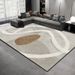 Living Room Rug Large Size Gorgeous Gold Frame Design Bedroom Rug Plush Thickened Machine Washable Thickened Underlay Interior Decorative Rug_maomaolike.com