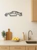 Metal Line Sports Car Metal Wall Art - Auto Enthusiast Gift Home Garage Decor_maomaolike.com