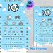 Eye Chart Painting Poster, Cute Cartoon-themed Eye Chart Poster, Practical Vision Screening Aid Suitable For Clinic, Home Environments_maomaolike.com