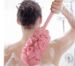 Large Long Handle Ball Towel Brush Bath Net Back Rub Strap Lanyard Spot_maomaolike.com