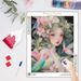 PhotoCustom Diy Round Diamond Lovely Beauty Diamond Art Painting Little Bird Mosaic Handmade Artwork Personalized Gift_maomaolike.com