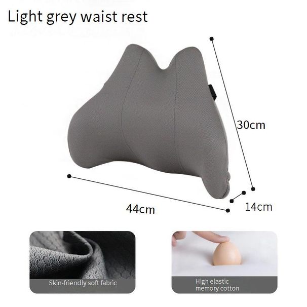 Household Accessories Memory Foam Office Seat Long Sitting Waist Back Cushion Car Lumbar Pillow Chair_maomaolike.com