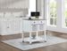 Mobile Rolling Kitchen Island Trolley Serving Cart With Underneath Drawer & Slide-Out Wire Storage Basket_maomaolike.com