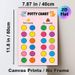 Potty Chart Painting Poster, Cute Cartoon Animal & Vibrant Color Dot Design Poster, Practical Aid For Toilet Training, Ideal For Bathroom_maomaolike.com