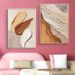 Contemporary Wabi-Sabi Style, Dune And Wave Print Artworks Adorned With Thick, Freely Layered Brushstrokes, Exuding An Atmosphere Rich In Mood._maomaolike.com