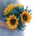 Festive & Party Supplies Eucalyptus Simulation Bouquet Wedding Bride Sunflower Bouquet Pastoral Style Outdoor Shooting Props Decoration Bouquet_maomaolike.com