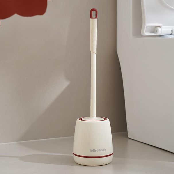 Home Daily Creative Bathroom Thickened Plastic Set With Base Cleaning Toilet Brush_maomaolike.com