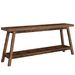 Farmhouse Console Table, Entryway Table 2-Tier Sofa Table_maomaolike.com