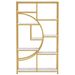 Freestanding Bookshelf, B Etagere Bookcase With 9 Open Shelves_maomaolike.com