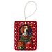 American Foxhound Dog Holiday Christmas Porcelain Ornament Christmas Tree Hanging Decorations For Home Christmas Holiday, Rectangle, Gift, Multicolor_maomaolike.com
