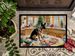 German Shepherd Christmas Cookies Doormat Front Door Mat Indoor Outdoor Rugs For Entryway, Non Slip Washable Low Pile, 24H X 36W_maomaolike.com