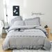 2026 Spring New European Bedding Set Four-Piece Pure Cotton Bed Skirt Internet Celebrity Ruffled Edge Girly Princess Style_maomaolike.com