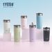 TYESO 550/710ML Portable Insulated With Straw 304 Stainless Steel Vaccum Matte Ice Coffee Tumbler For Outdoor Car Travel_maomaolike.com