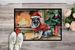 Norwegian Elkhound Cozy Christmas Doormat Front Door Mat Indoor Outdoor Rugs For Entryway, Non Slip Washable Low Pile, 24H X 36W_maomaolike.com