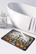 Pet Cemetery Spooky Halloween Memory Foam Kitchen Mat Machine Washable Anti-Fatigue Mat Cushion Comfort Bath Mat Or Kitchen Rug_maomaolike.com