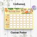 Jungle Animal Potty Chart Painting Poster, Cute Cartoon Jungle Animal Scene Poster, Motivational Design To Track Potty Training Progress, Ideal For_maomaolike.com