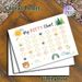 Potty Chart Painting Poster, Watercolor Cute Woodland Scene Poster, Functional Design To Track Potty Training Progress, Suitable For Bathroom_maomaolike.com
