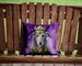 Scottish Deerhound King Of Mardi Gras Throw Pillow Machine Washable, Indoor Outdoor Decorative Pillow For Couch, Bed Or Patio, 14Hx14W_maomaolike.com