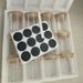 12-Piece Bamboo Lid Glass Pearl Cotton Set Seasoning Dried Fruit Box High Borosilicate Sealed Storage Jar_maomaolike.com