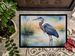 Blue Heron Emerging As The Day Fades Doormat Front Door Mat Indoor Outdoor Rugs For Entryway, Non Slip Washable Low Pile, 24H X 36W_maomaolike.com