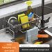 Kitchen Faucet Sink Rack, Dishwashing Liquid Countertop Sink, Household Dishcloth Sponge Draining Storage Rack_maomaolike.com