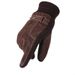 Men's Gloves Pigskin gloves men's winter riding touch screen warm windproof plus velvet thick cotton gloves outdoor riding motorcycle_maomaolike.com